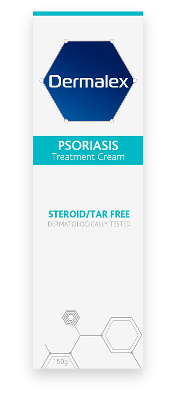 Dermalex packaging psoriasis